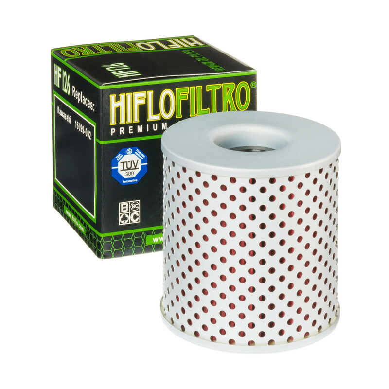 HIFLOFILTRO Oil Filter - HF126, Size 80 mm, Size 80 mm