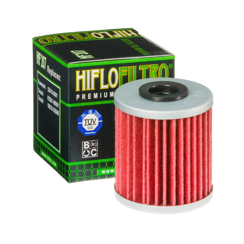 HIFLOFILTRO Oil Filter - HF207, Size 42 mm, Size 42 mm