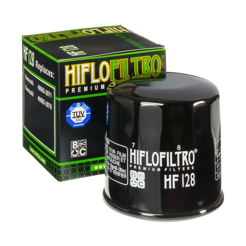 HIFLOFILTRO Oil Filter - HF128, Size 70 mm, Size 70 mm