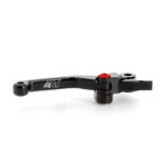 A.R.T. Foldable Clutch Lever Black/Red Screw by Unit Honda
