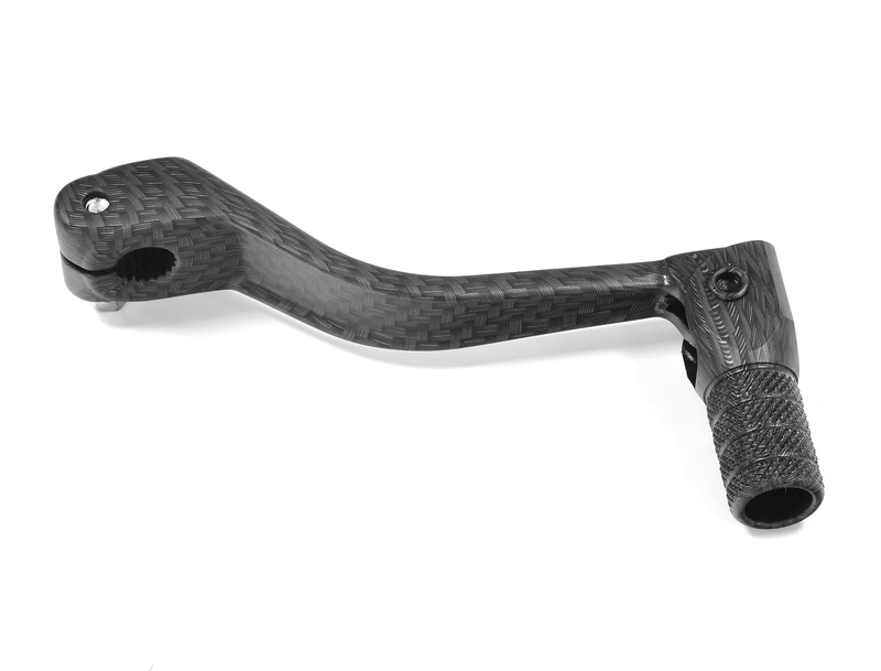 V PARTS Shift Lever Aluminium Carbon Texture Derbi