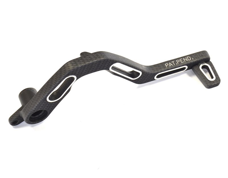 V PARTS Brake Pedal Aluminium Carbon Texture Derbi
