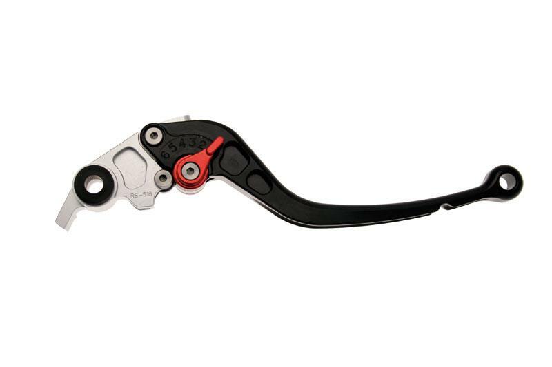 BIHR Brake Lever CNC Machined Aluminium Black Anodized Honda, black