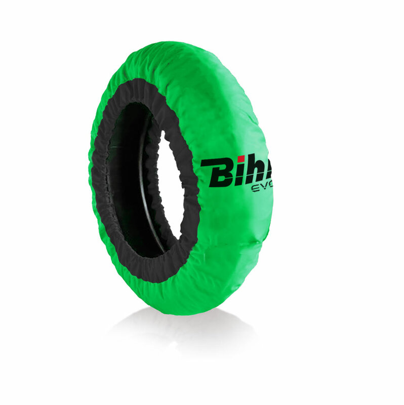 BIHR Home Track EVO2 Autoregulated Tire Warmer Green Tire 180-200mm, green