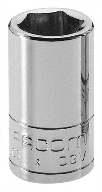 FACOM 1/4'' OGV® Drive Socket 8mm - 6 Point, Size 12 mm, Size 12 mm