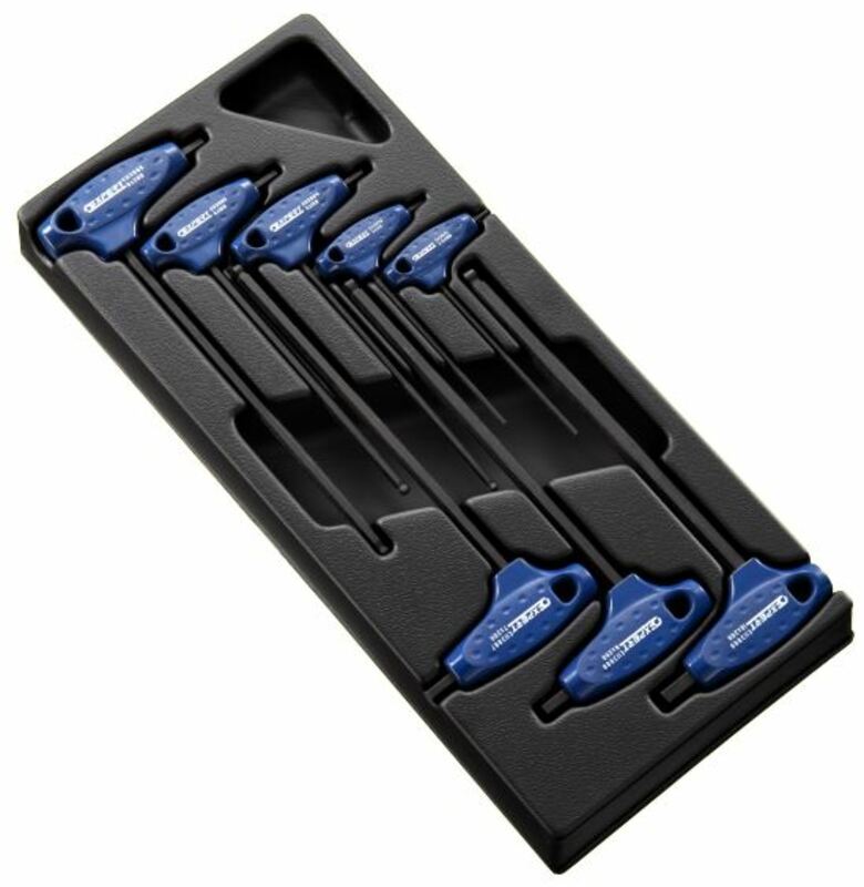 Expert 8 T-Handle Hexagon Keys Tools Module - Plastic Tray