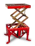 Bihr Hydraulic MX Lift Stand Red (wheels not included)