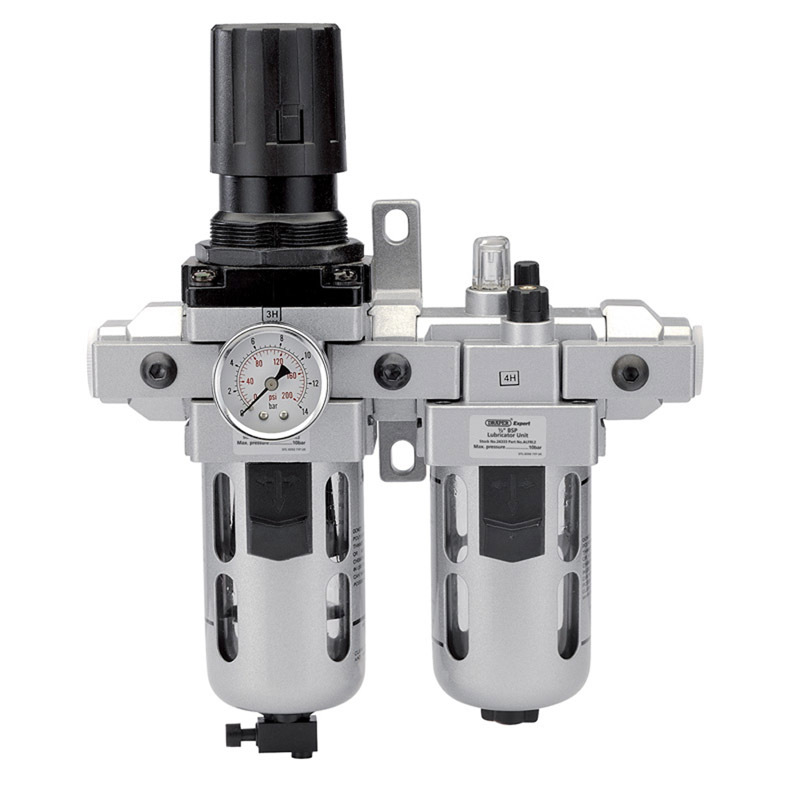 DRAPER Filter - Regulator - Lubricator 1/2'', Size 300 mm, Size 300 mm