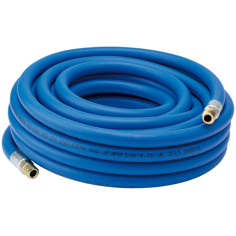 DRAPER Air Hose Kit 10m, Size 230 mm, Size 230 mm