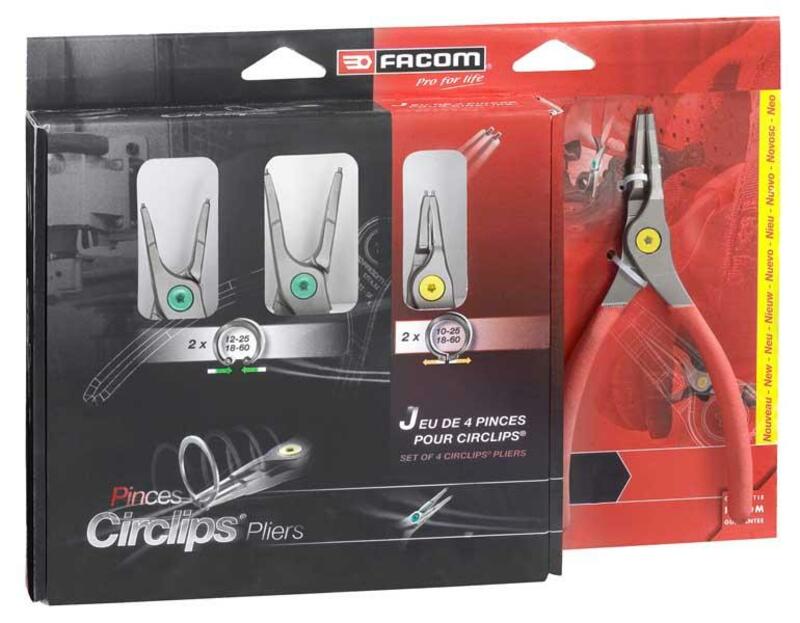 FACOM Circlips® pliers set - 4 pieces