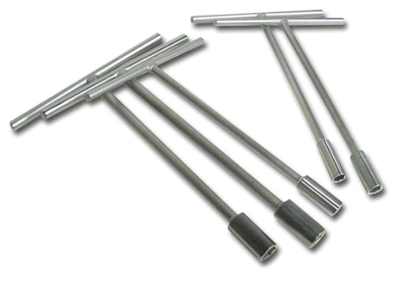 Sett med 5 T-taster med stikkontakter