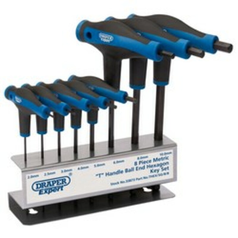 DRAPER Hexagon keys set - 8 pieces