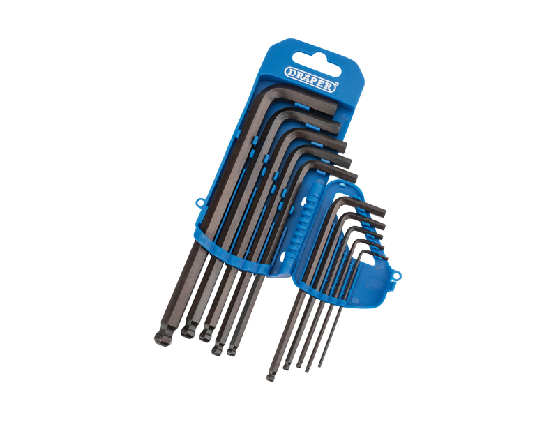 DRAPER Set of 10 long hexagonal spanners
