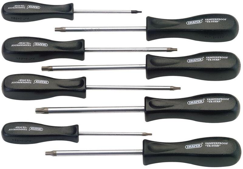DRAPER Torx® Screwdrivers Set - 8 pieces