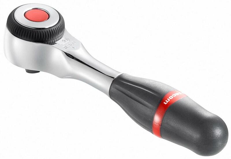 FACOM 1/4'' drive « Rotary » ratchet, red, red