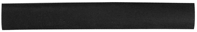 BIHR Heat Shrinkable Sleeves Black Ø12,7mm 10cm 10 pieces, black