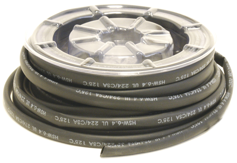 BIHR Reel of Heat-Shrinkable Tubing Black Ø24,5mm 3m, black