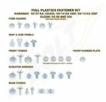 Bolt Complete set of plastic screws for Kawasaki KX-F250 /450