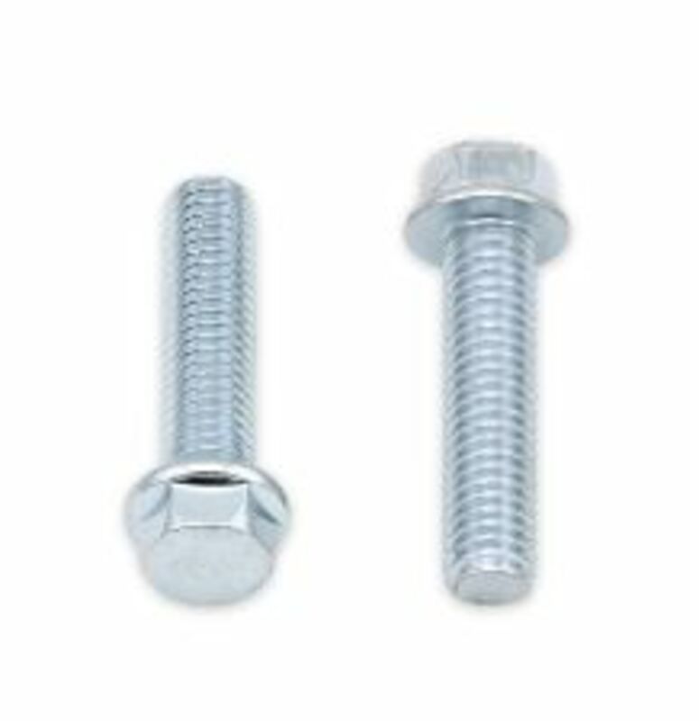 Bolt Tornillo de brida de cabeza hexagonal 8mm M6x1x25mm 10 piezas