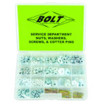 Bolt Nuts, Washers, Screws & Cotter Pins Assortment 422 pieces