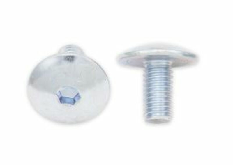 Bolt Śruba z płaskim zakrzywionym M6x1x12mm 10 sztuk