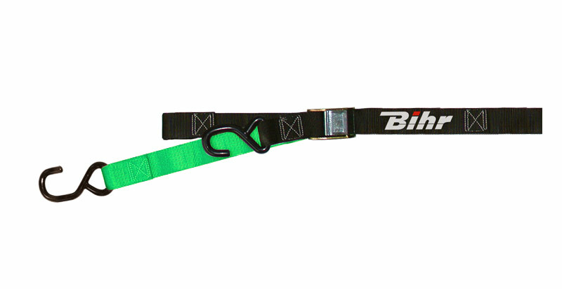 BIHR Bicolor Loop Straps Black/Green, black