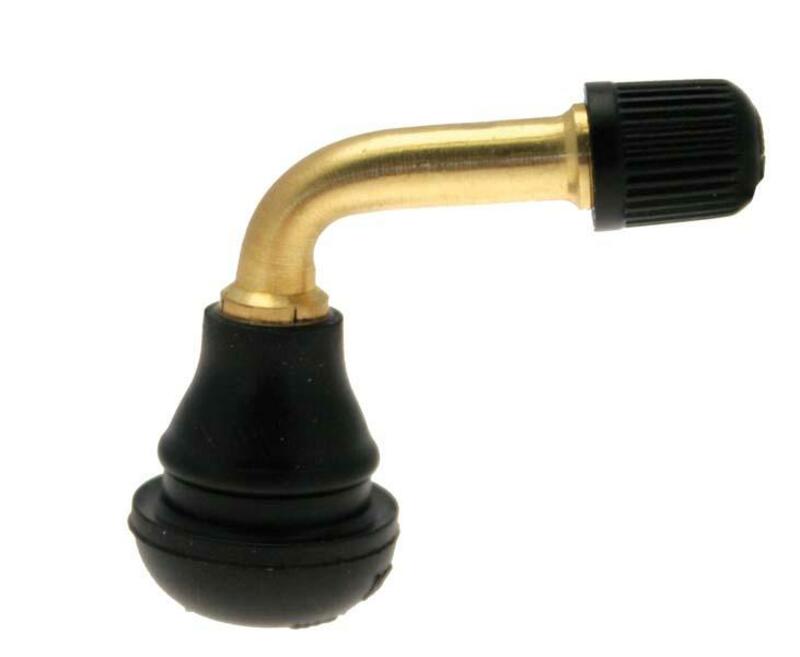BIHR 90° Angled Rubbered Tire Valve, Size 80 mm, Size 80 mm