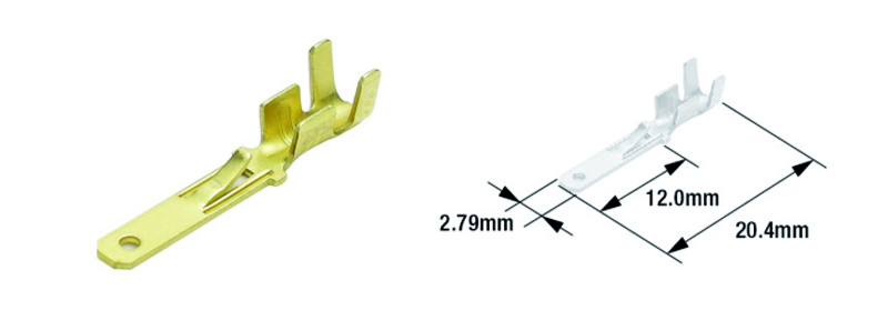 TOURMAX Electrical Female Terminal Pin Type 110, Size 43 mm, Size 43 mm