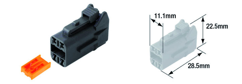 TOURMAX Electrical Male Coupler Waterproof Type 060 (FRM)