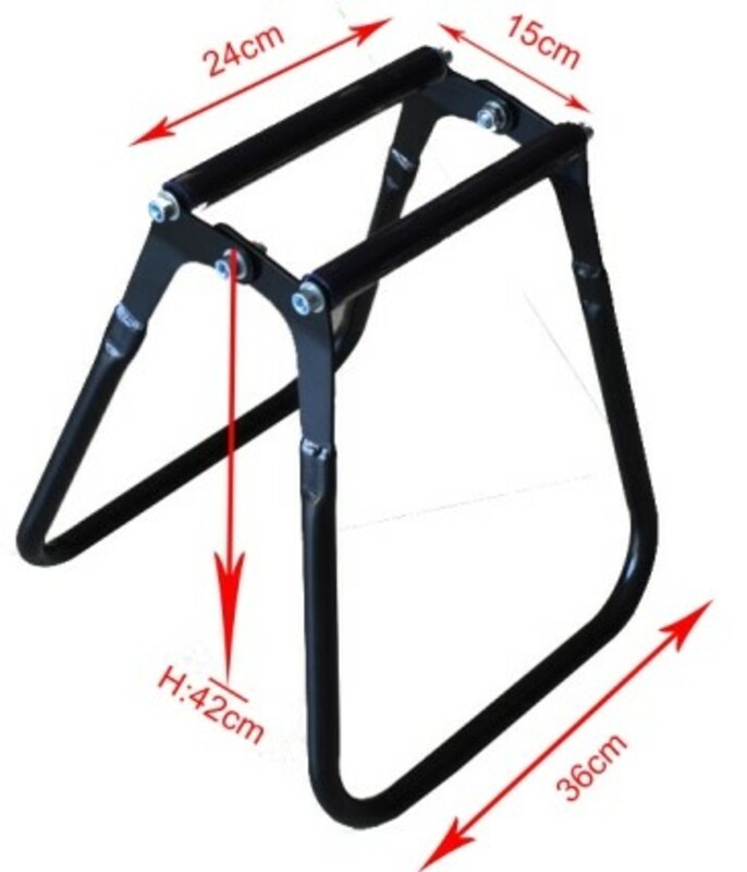 Bihr Foldable Trial Stand Black