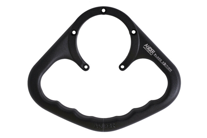 A-SIDER Tankgriff Black Edition 5 schwarze Schrauben Kawasaki