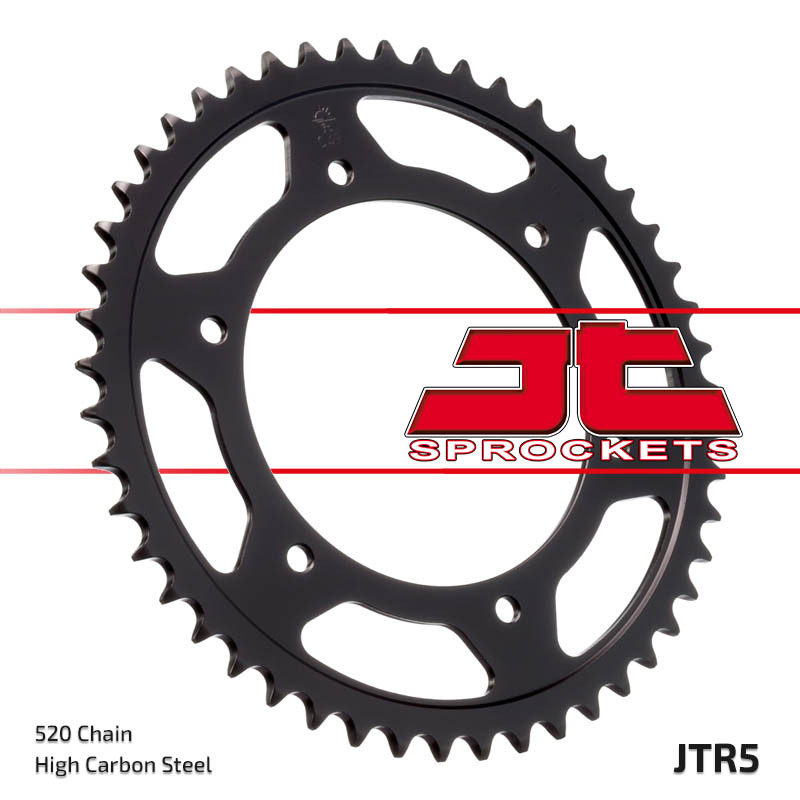JT SPROCKETS Steel Standard Rear Sprocket 5 - 520