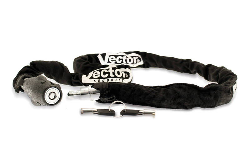 Vector Unisex Helmchain+ Chain Lock - Ø5mm / 1,2M