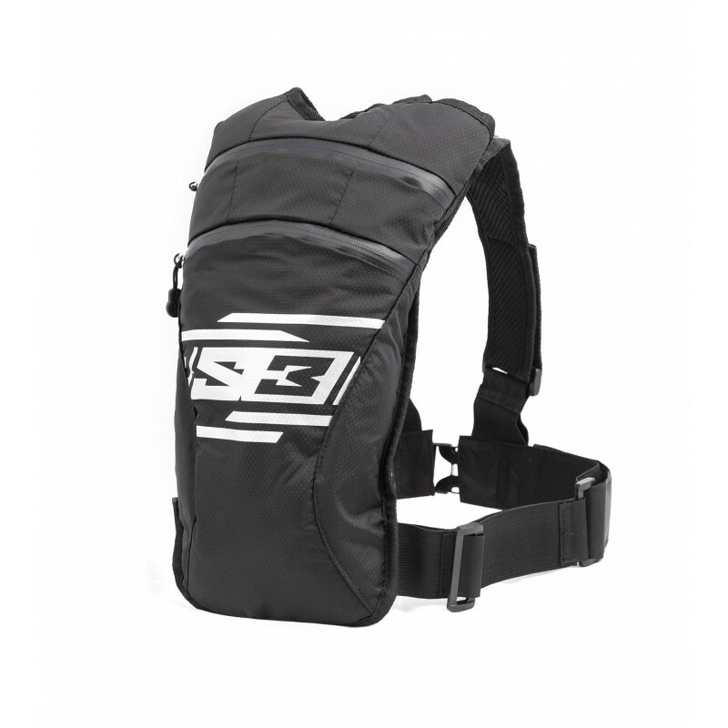S3 O2Run Hydration Backpack 8L + 1L, black, black