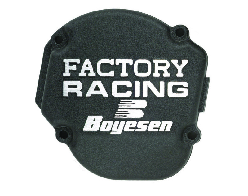 BOYESEN Factory Racing Ignition Cover Black Yamaha PW50, black