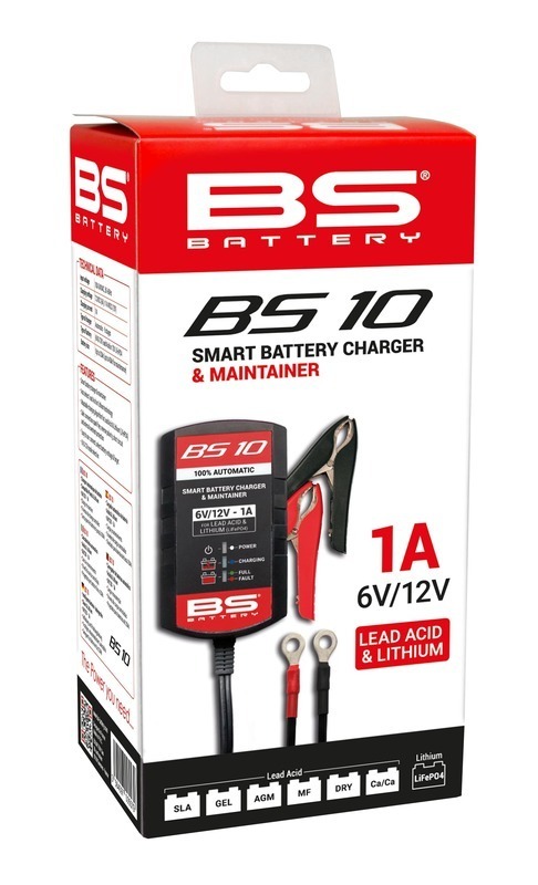 BS Battery BS10 6V / 12V 1A Интеллектуальное зарядное устройство