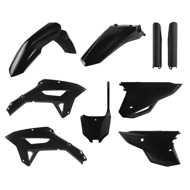 POLISPORT Plastic Kit - Black (21-22) Honda CRF450RX, black