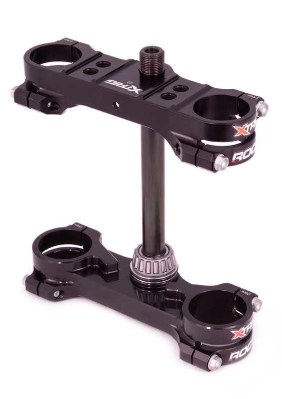 XTRIG Rocs Tech Triple Clamp Offset 22 mm - Black Husqvarna TC65, black
