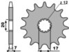 PBR Standard tannhjul i stål foran 2064 - 428