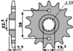 PBR Standard stål tannhjul 2116 - 520