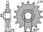 PBR Standaard stalen tandwiel 442 - 532