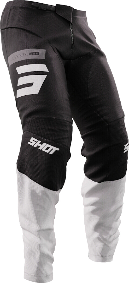 Shot Devo Reflex Motocross Pants, black-white, Size 40, black-white, Size 40