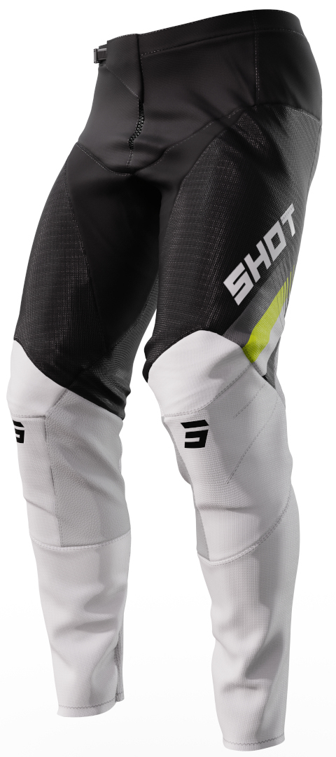 Shot Contact Tracer Motocross Pants, black-white-yellow, Size 26, black-white-yellow, Size 26