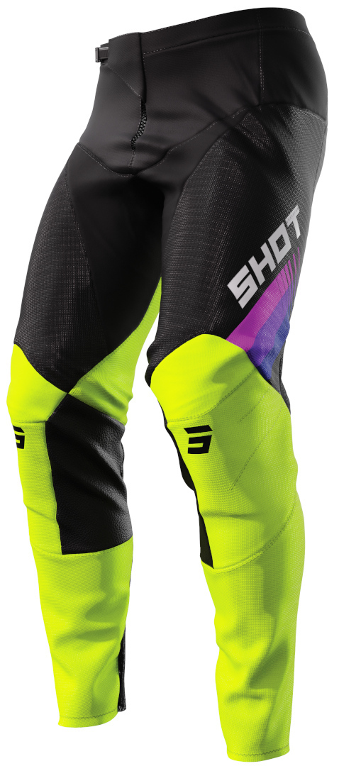 Shot Contact Tracer Motocross Pants, black-yellow, Size 26, black-yellow, Size 26