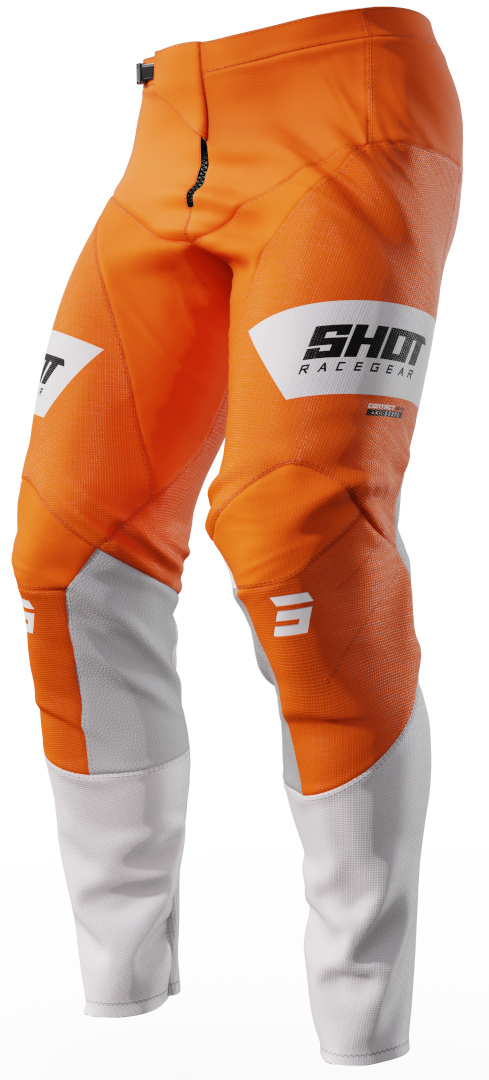Shot Contact Scope Motocross Pants, white-orange, Size 26, white-orange, Size 26