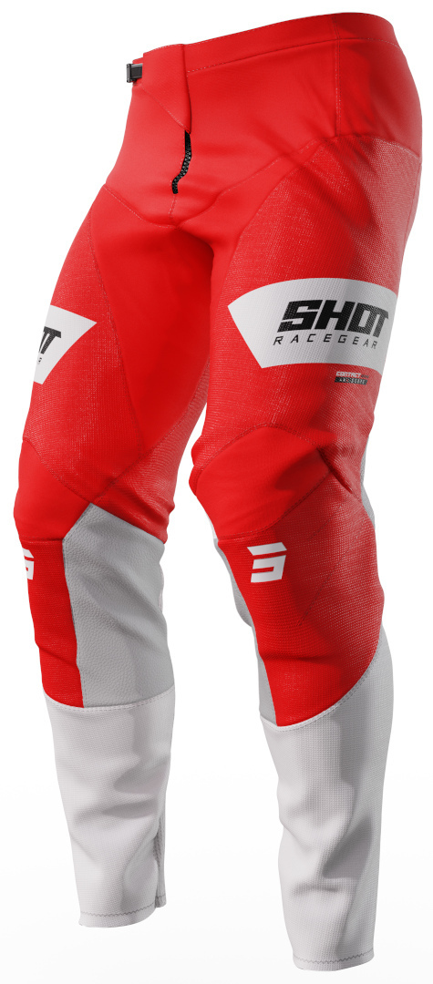 Shot Contact Scope Motocross Pants, white-red, Size 26, white-red, Size 26