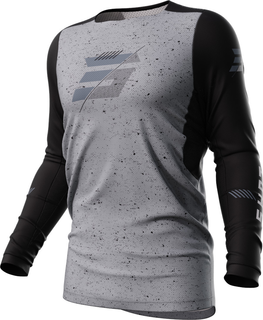 Shot Contact Speck Motocross Jersey, black-grey, Size L, black-grey, Size L