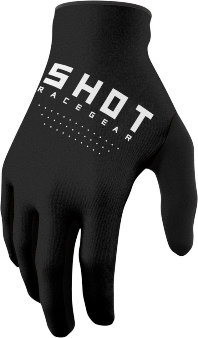 Shot Raw Motocross Gloves, black, Size S M, black, Size S M