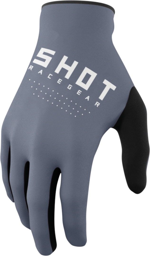 Shot Raw Motocross Gloves, grey, Size S M, grey, Size S M