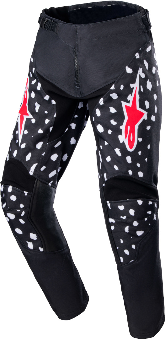 Alpinestars Racer North Jugend Motocross-Hose, schwarz-weiss, Größe 28, schwarz-weiss, Größe 28